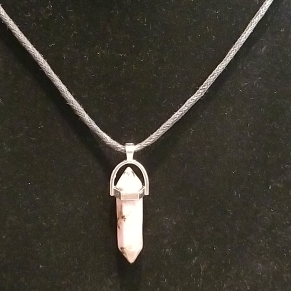 Rhodonite stone rope choker - Picture 3 of 3